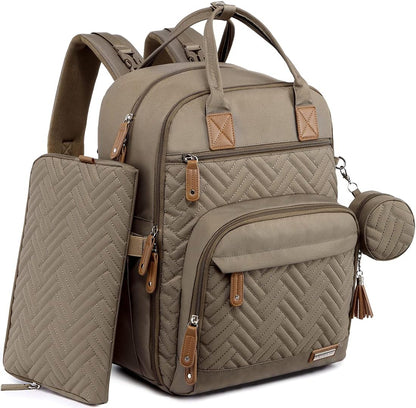 RUVALINO 4 in 1 kit Large Diaper Bag Backpack