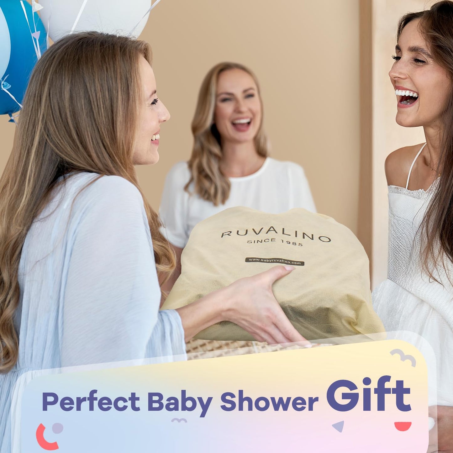 RUVALINO Neutral All-in-One Baby Bags Set
