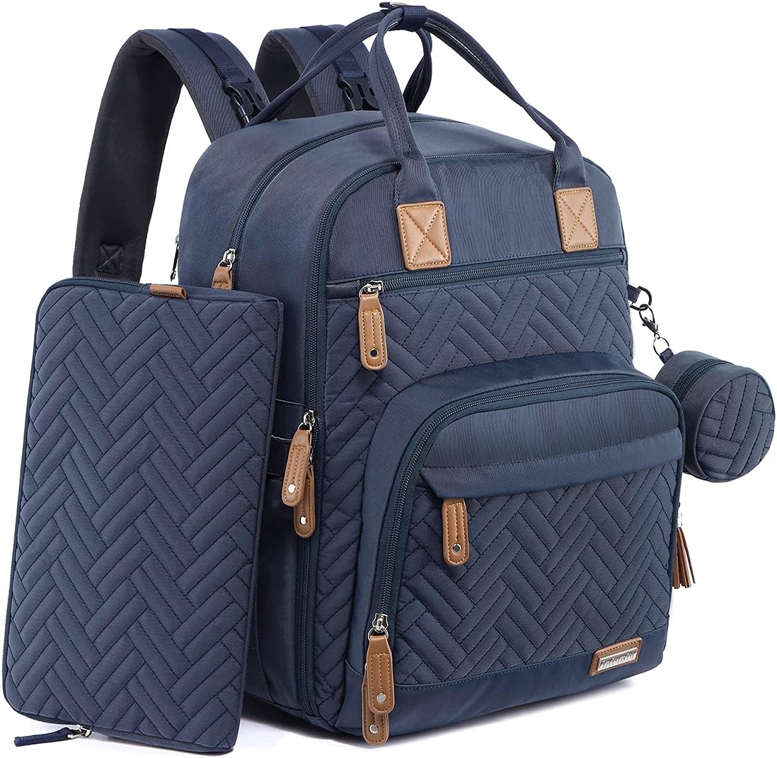 RUVALINO 4 in 1 kit Large Diaper Bag Backpack
