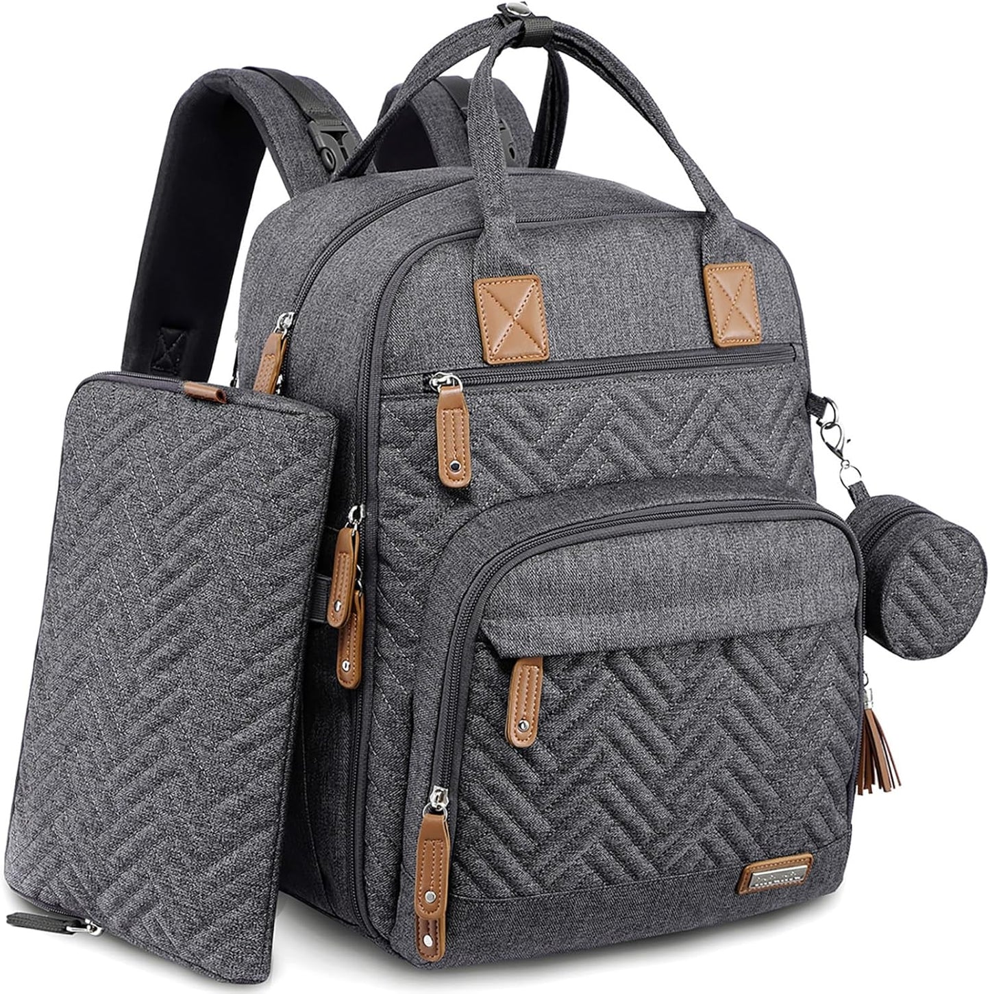 RUVALINO 4 in 1 kit Large Diaper Bag Backpack