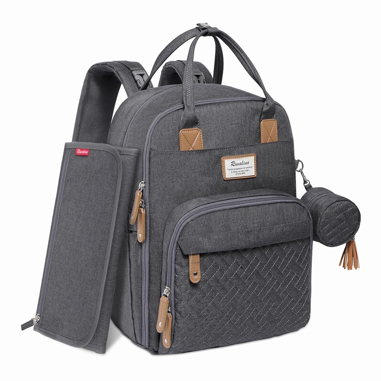 RUVALINO Neutral All-in-One Baby Bags Set