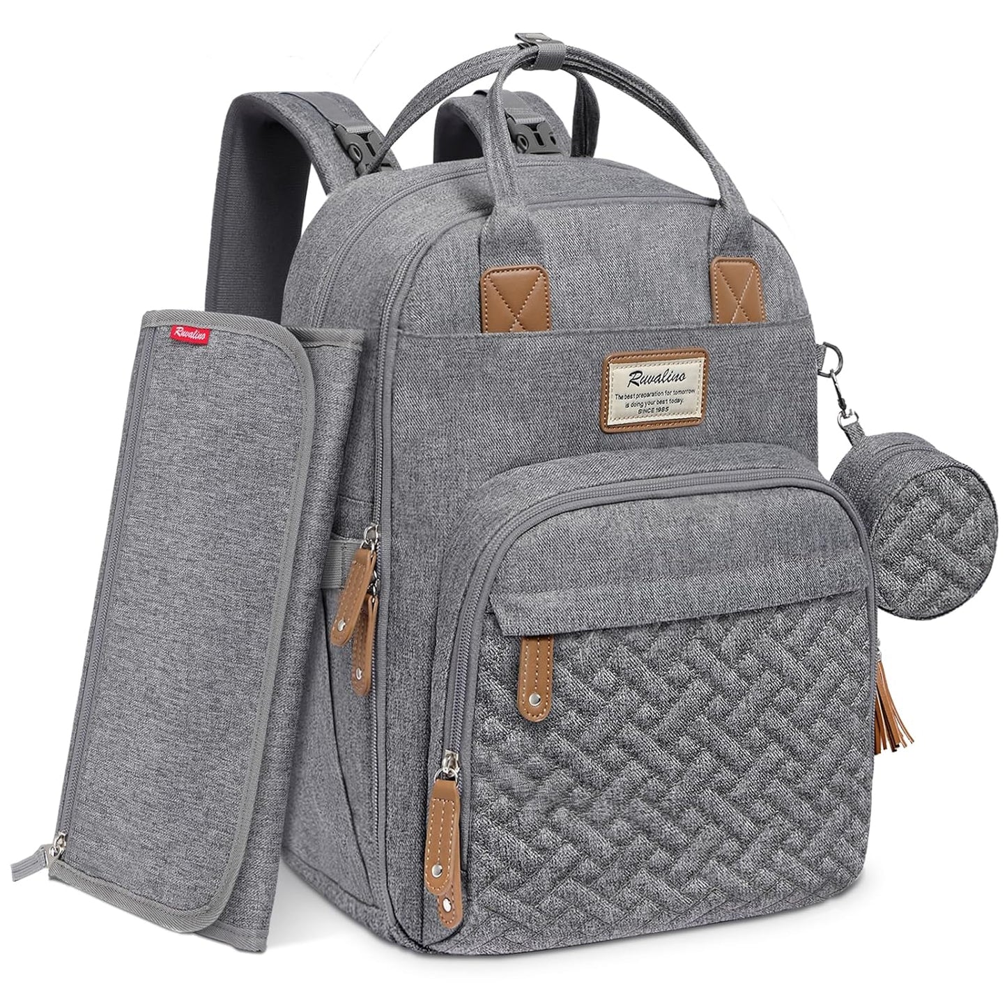 RUVALINO Neutral All-in-One Baby Bags Set