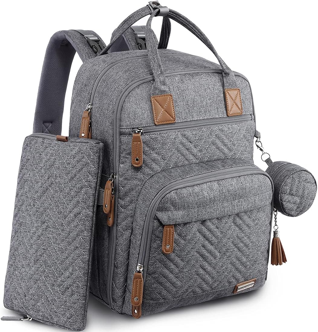 RUVALINO 4 in 1 kit Large Diaper Bag Backpack