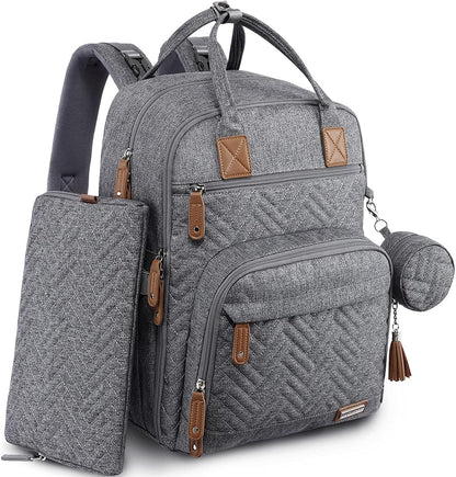 RUVALINO 4 in 1 kit Large Diaper Bag Backpack