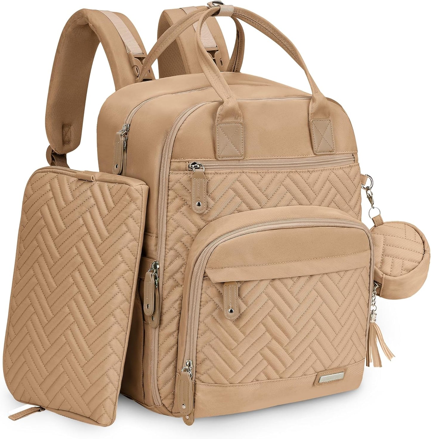 RUVALINO 4 in 1 kit Large Diaper Bag Backpack
