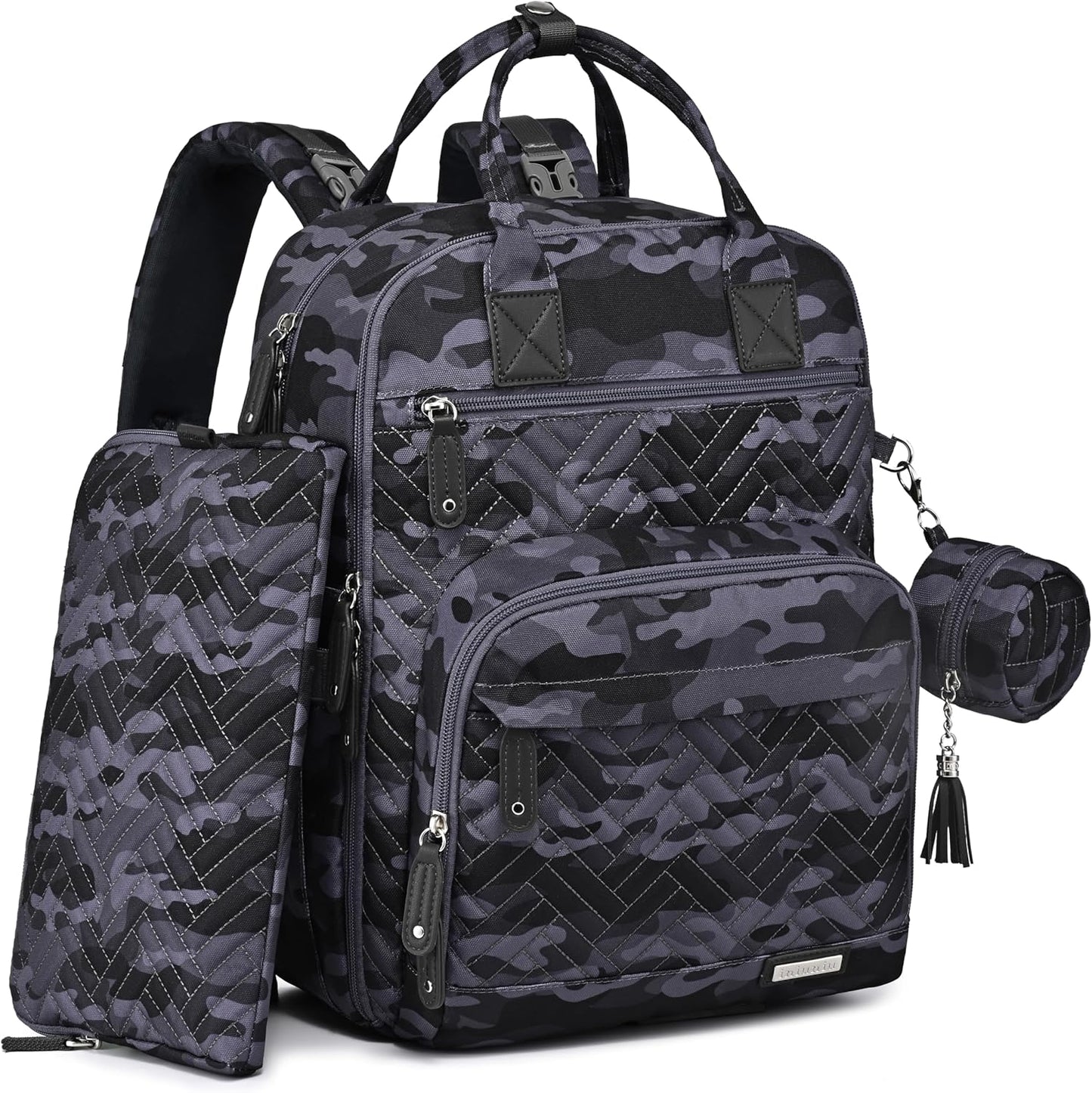 RUVALINO 4 in 1 kit Large Diaper Bag Backpack
