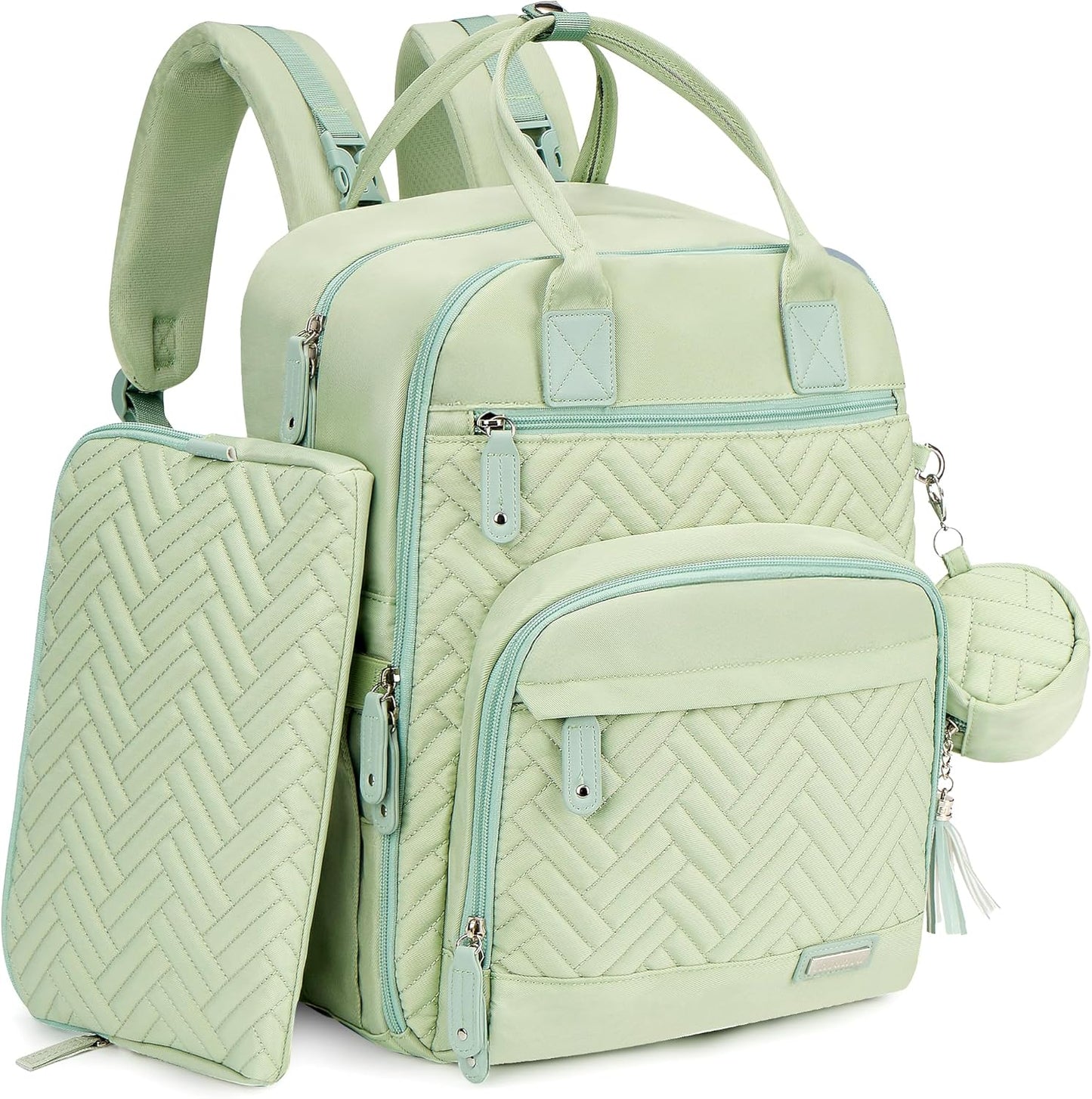 RUVALINO 4 in 1 kit Large Diaper Bag Backpack