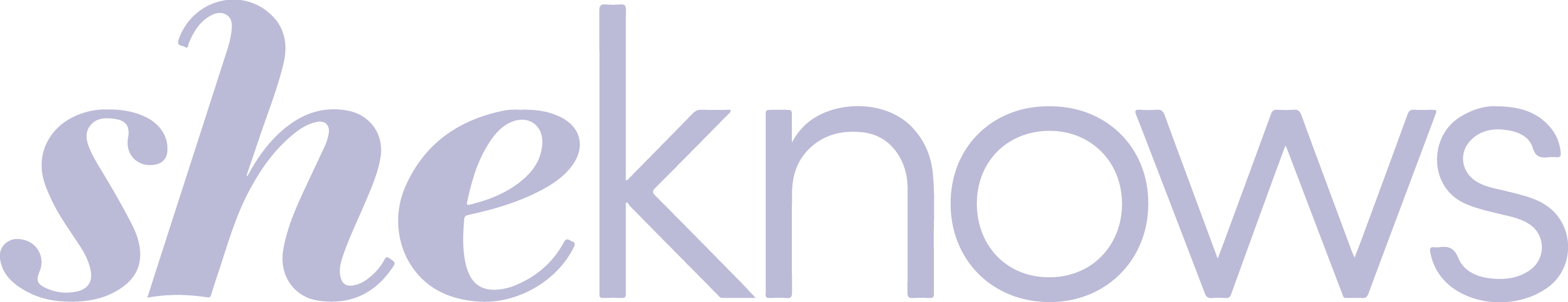 purple 'sheknows' logo