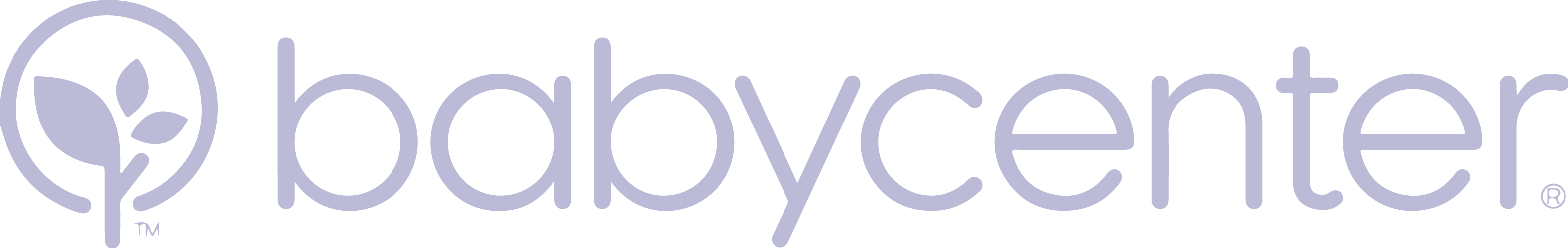 purple 'babycenter' logo