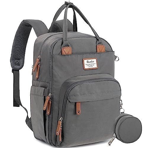 Ruvalino Classic Diaper Bag Backpack - Iron Gray product view 6