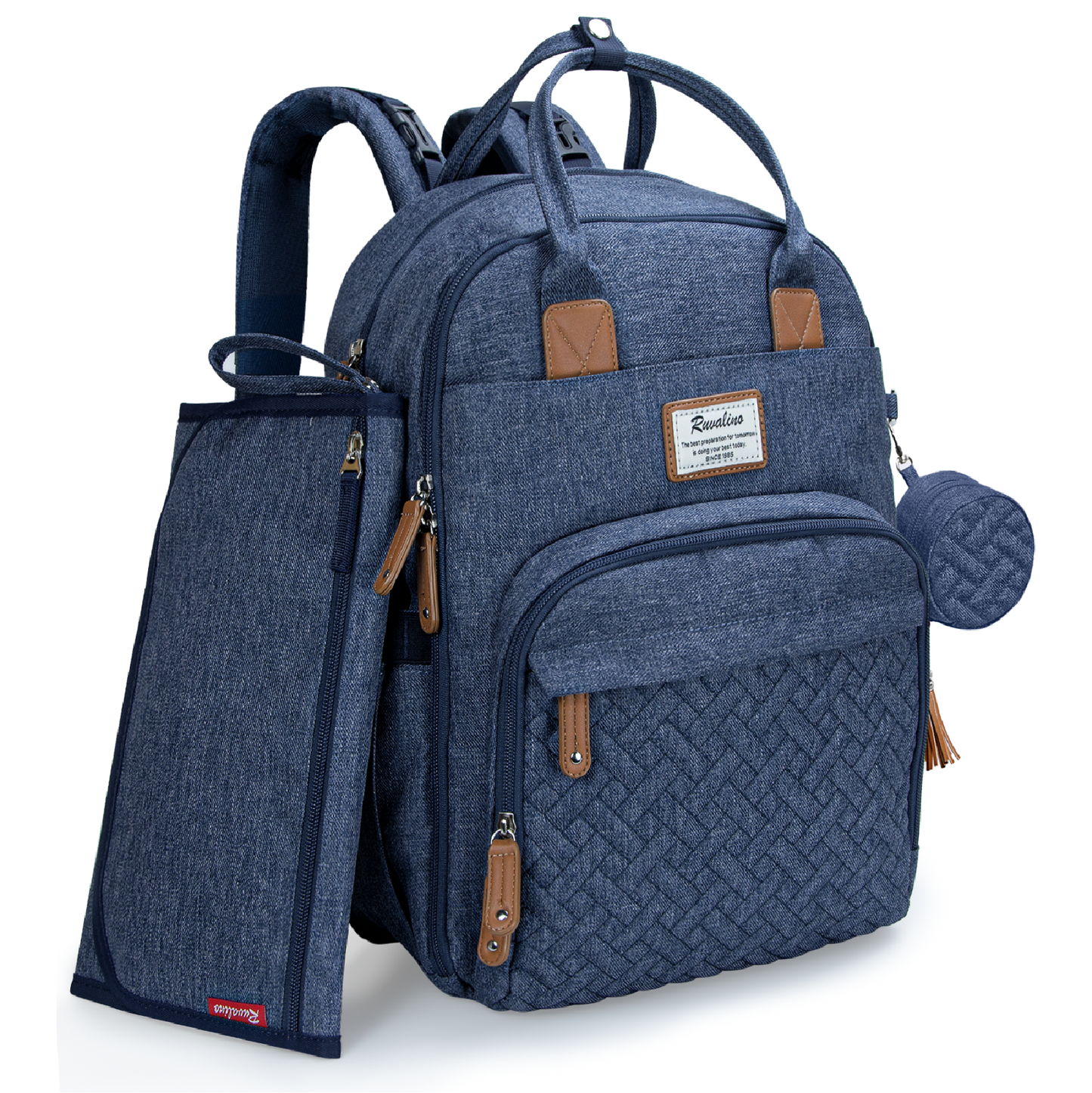 Ruvalino Neutral All-in-One Baby Bags - Denim Blue product view 20